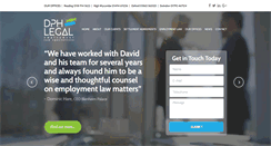 Desktop Screenshot of dphlegal.com